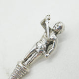 Marius Hammer .830 Silver Medieval Style Collectors Spoon Antique c1930 Norway