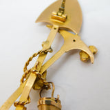 Victorian 9ct Gold South African Miner's Souvenir Brooch Antique 1897 Birmingham