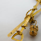 Victorian 9ct Gold South African Miner's Souvenir Brooch Antique 1897 Birmingham