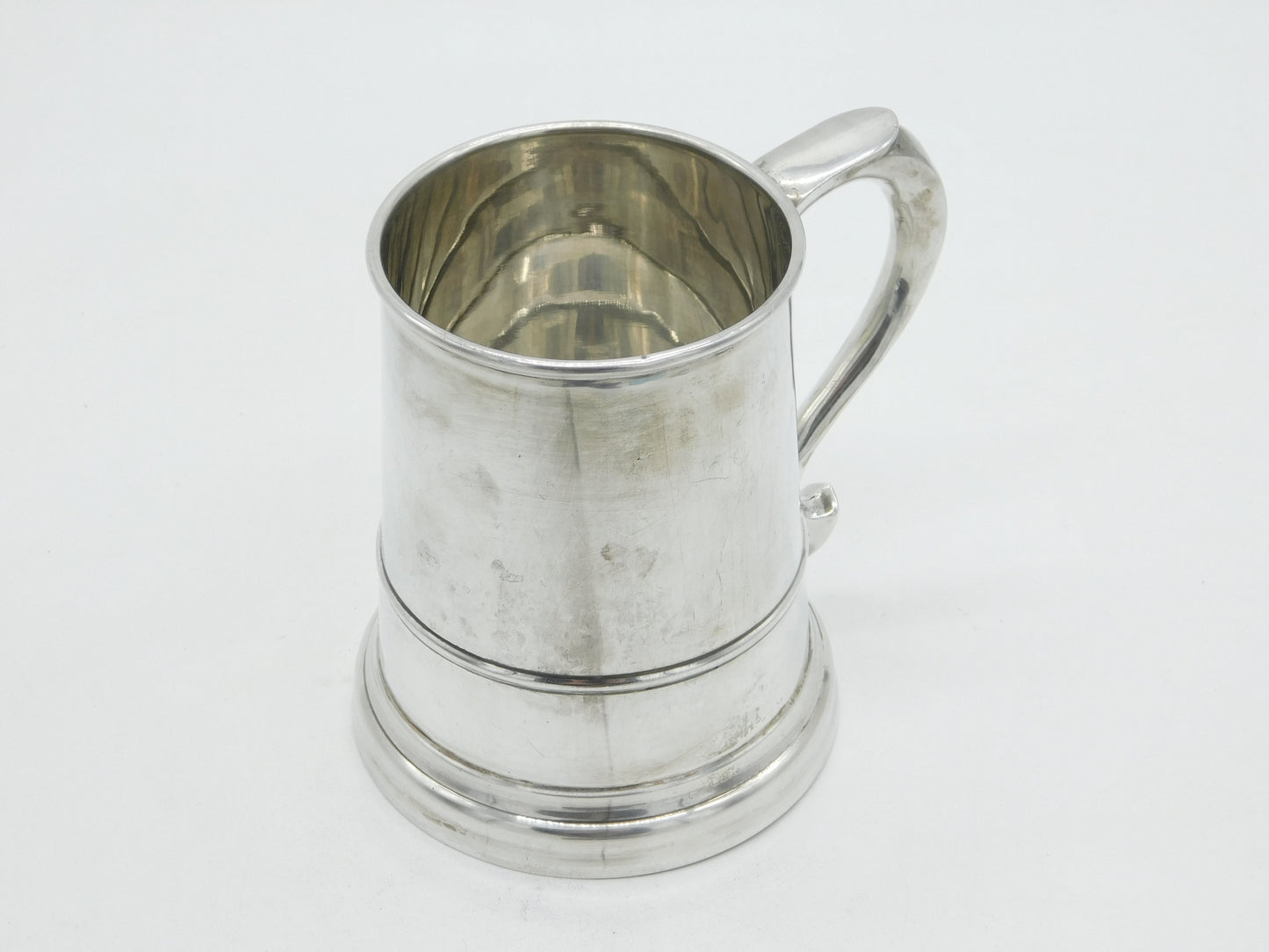 Sterling Silver One Pint Tankard Mug Antique 1943 Sheffield Dixon & Sons