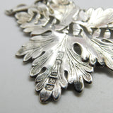 Victorian Pair of Sterling Silver Whisky & Brandy Decanter Labels 1839 Antique