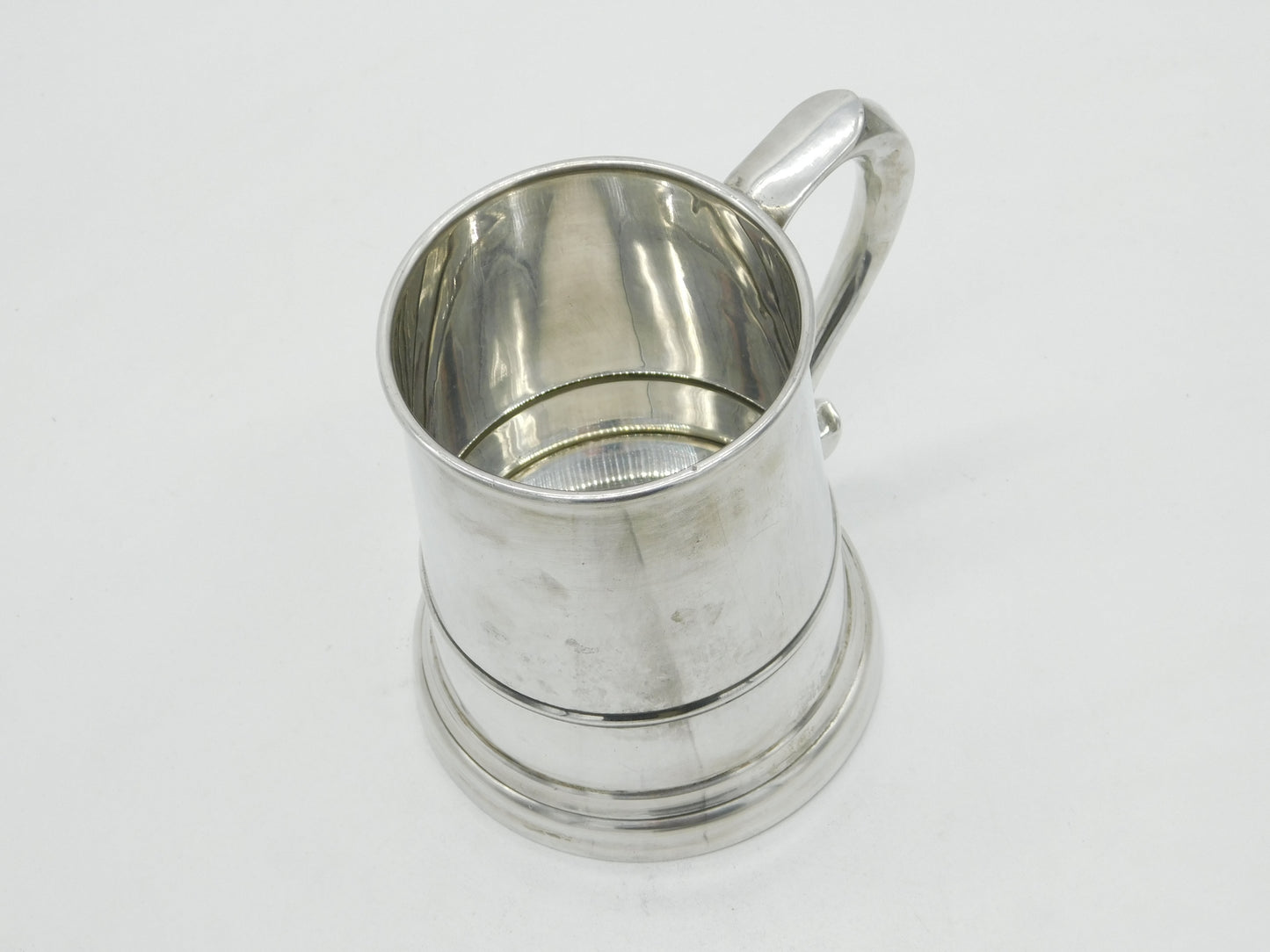 Sterling Silver One Pint Tankard Mug Antique 1943 Sheffield Dixon & Sons