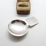 Sterling Silver 'Ich Dien' Prince of Wales Investiture Tea Caddy Spoon 1969