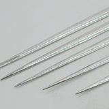Victorian Graduated Set of Silver Plated Family Crest Meat Skewers c1860 Antique