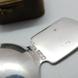 Sterling Silver 'Ich Dien' Prince of Wales Investiture Tea Caddy Spoon 1969