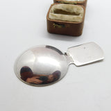 Sterling Silver 'Ich Dien' Prince of Wales Investiture Tea Caddy Spoon 1969