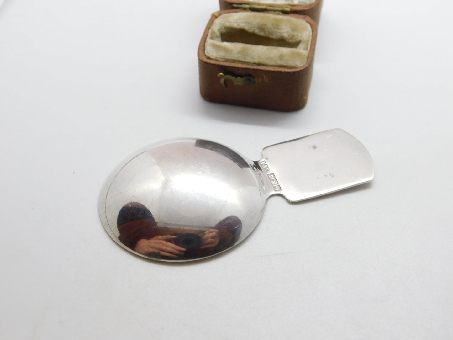 Sterling Silver 'Ich Dien' Prince of Wales Investiture Tea Caddy Spoon 1969