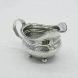 Georgian Sterling Silver Leaf Pattern Cream Jug 1798 London Antique T. Harper