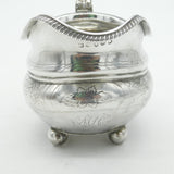 Georgian Sterling Silver Leaf Pattern Cream Jug 1798 London Antique T. Harper