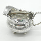 Georgian Sterling Silver Leaf Pattern Cream Jug 1798 London Antique T. Harper