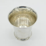Sterling Silver Modernist Drinking Cup or Beaker Vintage 1961 Birmingham