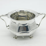 Chamberlain Clarke Partnership Art Nouveau Sterling Silver Sugar Bowl 1905 London