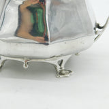 Chamberlain Clarke Partnership Art Nouveau Sterling Silver Sugar Bowl 1905 London