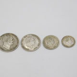 King William IV Silver Proof-Like Maundy Four-Piece Coin Set Antique 1831 Georgian
