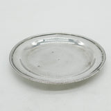 Georgian Sterling Silver Saucer Dish 1806 Sheffield Antique Goodman, Gainsford