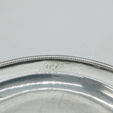 Georgian Sterling Silver Saucer Dish 1806 Sheffield Antique Goodman, Gainsford