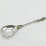Victorian Sterling Silver Apostle Serving Spoon 1894 London Antique Landsberg