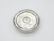 Victorian Sterling Silver IHS Communion Mourning Plate Antique 1839 London