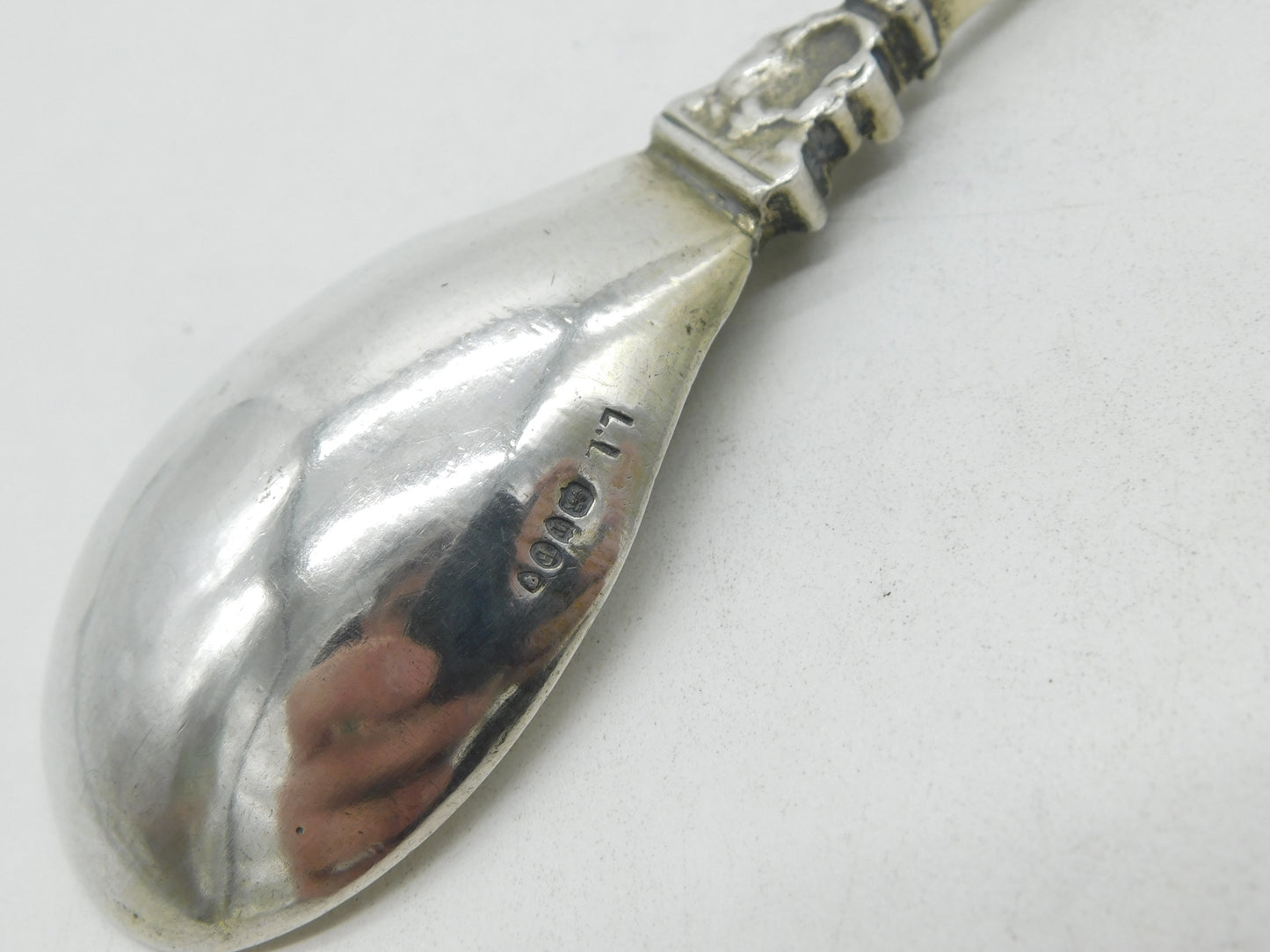 Victorian Sterling Silver Apostle Serving Spoon 1894 London Antique Landsberg