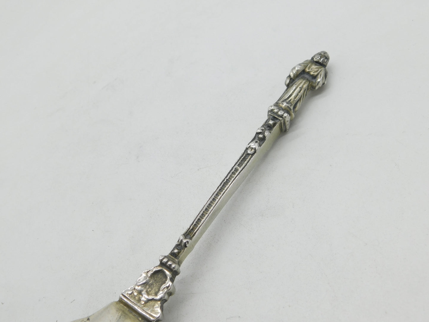 Victorian Sterling Silver Apostle Serving Spoon 1894 London Antique Landsberg