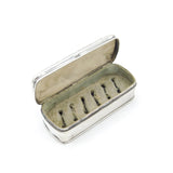 Edwardian Sterling Silver Ring Jewellery Display Box Antique 1907 Birmingham