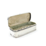 Edwardian Sterling Silver Ring Jewellery Display Box Antique 1907 Birmingham