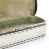 Edwardian Sterling Silver Ring Jewellery Display Box Antique 1907 Birmingham