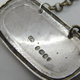 George IV Sterling Silver Sherry Decanter Label Antique 1824 London
