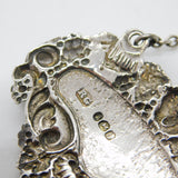 George III Sterling Silver Lion Mask Sherry Decanter Label Antique 1817 London