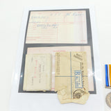 WW1 Pair of British Army Service Medals 'CPL J. Rhoades ASC' Antique c1918
