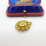 18th Century Spanish Colonial Philippines Silver Gilt Filigree Reliquary Pendant c1750