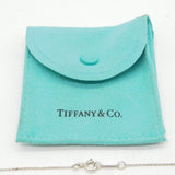 Tiffany & Co. Sterling Silver Round Notes Pendant Necklace in Pouch Vintage London