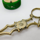 George II Sterling Silver Gilt Shell Bowl Sugar Nips Antique c1750