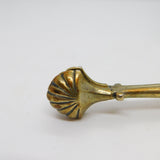 George II Sterling Silver Gilt Shell Bowl Sugar Nips Antique c1750