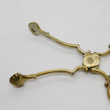 George II Sterling Silver Gilt Shell Bowl Sugar Nips Antique c1750