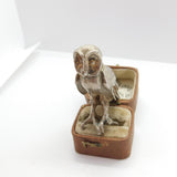 Cast Sterling Silver Perched Owl Figurine Ornament Vintage c1970