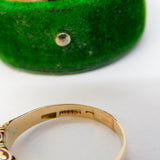 Art Nouveau Murrle Bennett & Co. 9ct Yellow Gold & Turquoise Ring Antique c1910