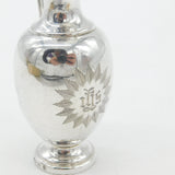 Victorian Aston & Son Sterling Silver IHS Small Communion Wine Jug c1860 Antique