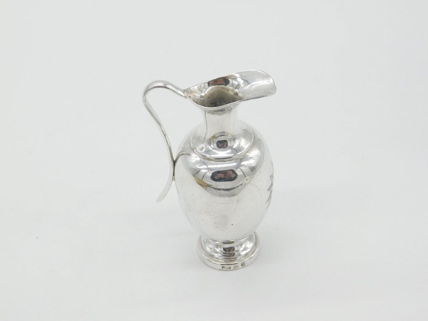 Victorian Aston & Son Sterling Silver IHS Small Communion Wine Jug c1860 Antique