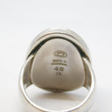 Georg Jensen Danish Sterling Silver Button Ring 46A Harald Nielsen Antique c1940
