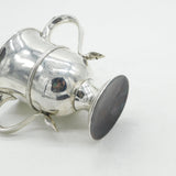 King George II Sterling Silver Two Handled Loving Cup Copper Base c1730 Antique