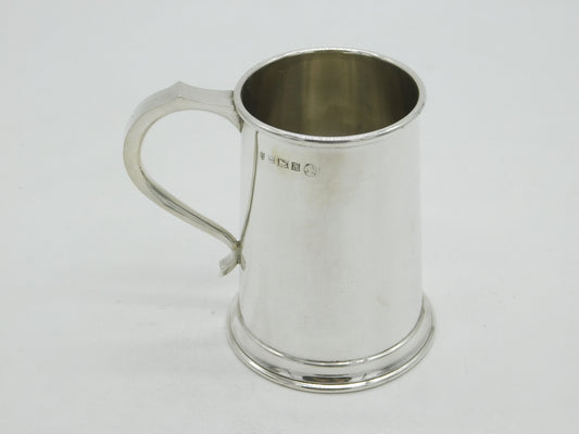 Sterling Silver Christening Mug Tankard Vintage 1978 Birmingham Vintage