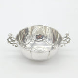 Edwardian Sterling Silver Twin Handled Quaich Cup 1902 London Antique