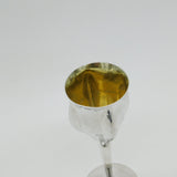 Arts & Crafts Planished Sterling Silver Champagne Flute 1988 London Vintage