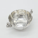 Edwardian Sterling Silver Twin Handled Quaich Cup 1902 London Antique