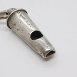 Victorian Sterling Silver Working Military Whistle Antique 1852 Birmingham