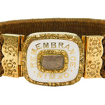 Georgian Gold Mourning Bracelet