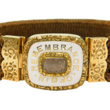 Georgian Gold Mourning Bracelet