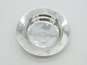 Sterling Silver Child's Pictorial Christening Plate Antique 1935 Birmingham Deco