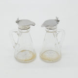 Pair of Sterling Silver Whisky Tots or Noggins 1912 Birmingham Levi & Salaman